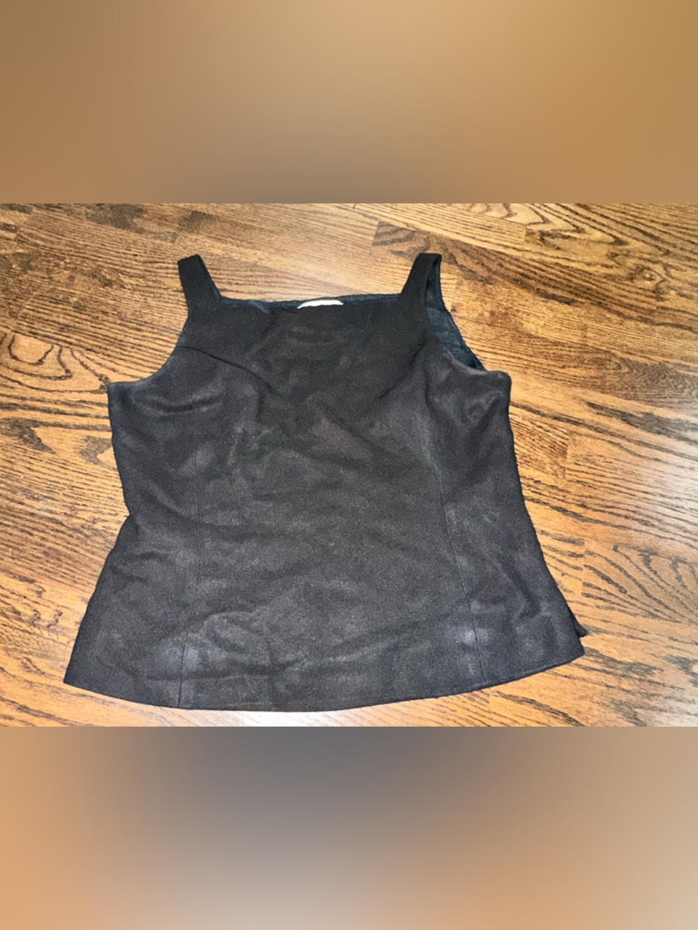 LOFT Black Sleeveless Shell Top